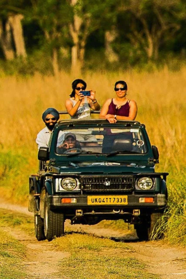 Jeep safari in Corbett